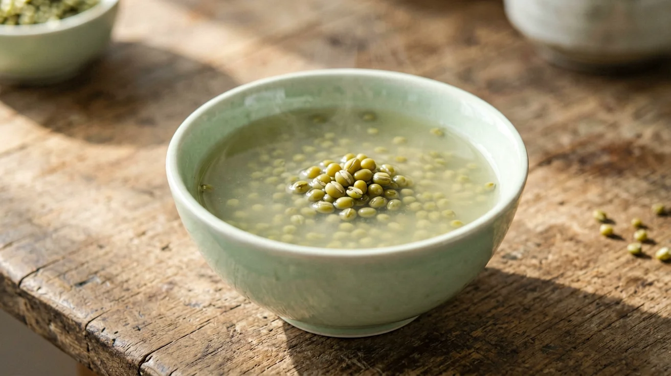 Mung bean soup featured in the paid Folk Calm guide