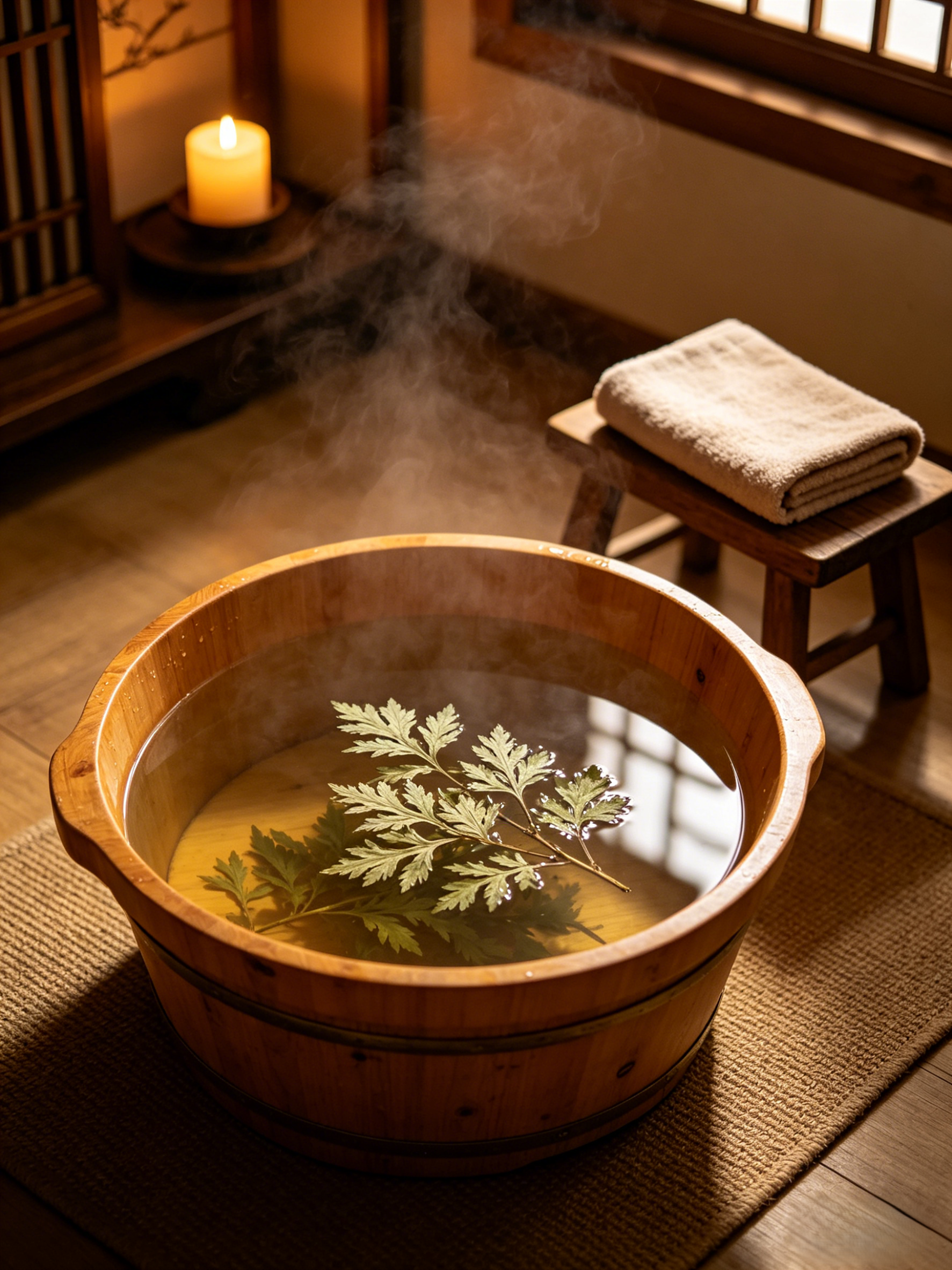 Wooden basin, a traditional Chinese household item